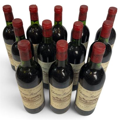 12 bottles of Château BOUSCAUT, Pessac-Léognan...
