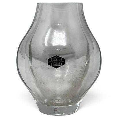 SAINT LOUIS
Baluster-shaped crystal vase,...