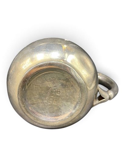 CHRISTOFLE 
Silver plated tea set consisting...