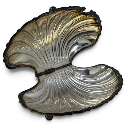 Rectangular serving tray made of silver plated...