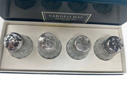 CHRISTOFLE
Set of 4 salt cellars made of...