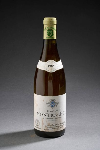 1 bouteille MONTRACHET Ramonet 1985 (et,...