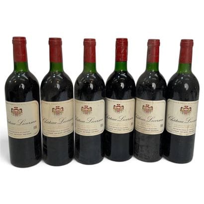 6 bottles of Château LIVERSAN, Haut-Médoc...