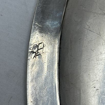 Circular silver (950) bowl with the 