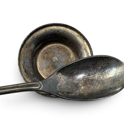 ERCUIS
Silver-plated christening set including...