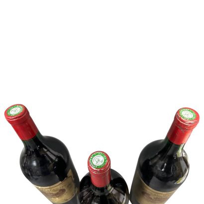 3 magnums of MISCELLANEOUS BORDEAUX WINES,...