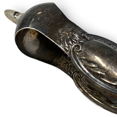 Silver sugar tongs. Minerva hallmark.

Weight:...