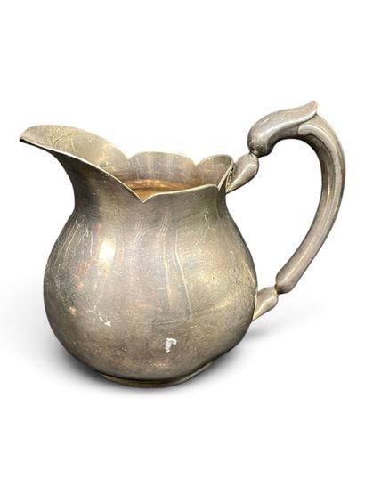 CHRISTOFLE 
Silver plated tea set consisting...