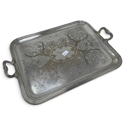 Christofle
A silver plated serving tray decorated...