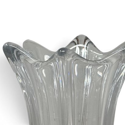 Daum
Crystal vase, signed 