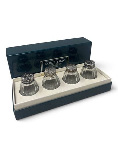 CHRISTOFLE
Set of 4 salt cellars made of...