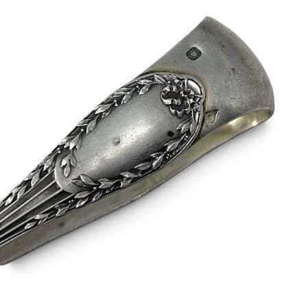 BOULENGER
Silver (950) sugar tongs decorated...