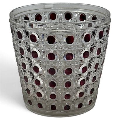 BACCARAT
Overlay-molded crystal ice bucket,...