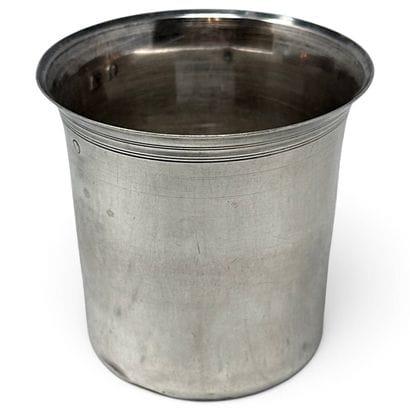 Silver (950) goblet with a very slightly...