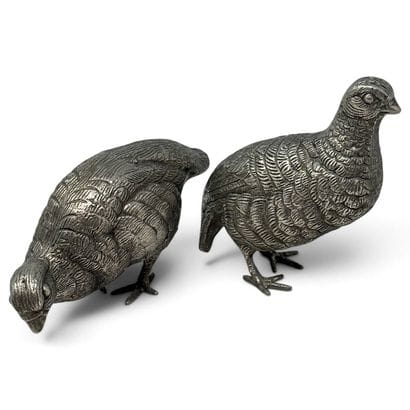 Hunting-themed table decoration
Two metal...