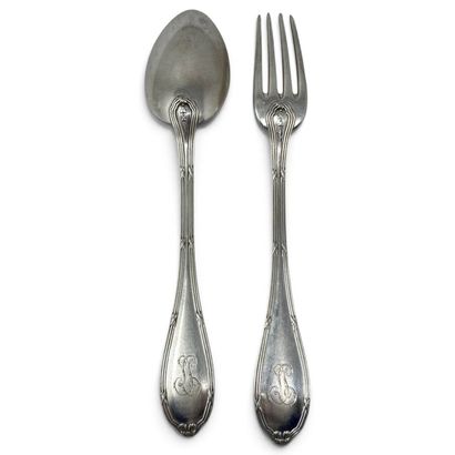 LAPPARRA AND GABRIEL 
Silver flatware (950)...