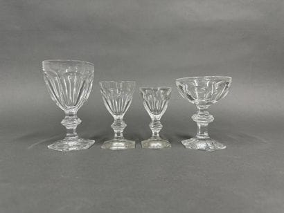BACCARAT
HARCOURT crystal glassware set consisting...