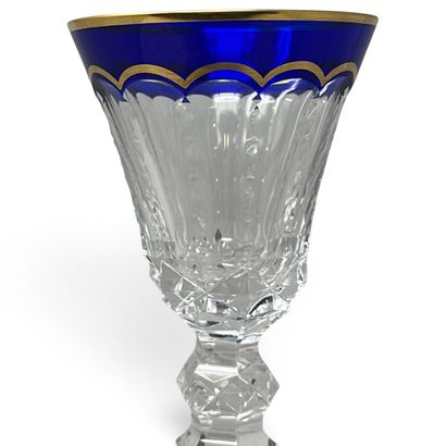 Baccarat
A cobalt-blue-lined Roemer crystal...