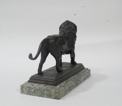 Alfred Barye (1839-1895), d'après
Lion marchant
Epreuve...