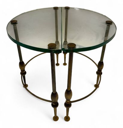 Table basse demi-lune, dans le goût de la...
