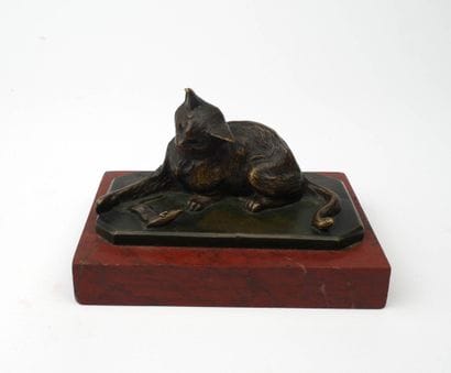 Antonin AIGON (1837–1884), d’après 
Chat...