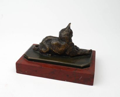 Antonin AIGON (1837–1884), d’après 
Chat...