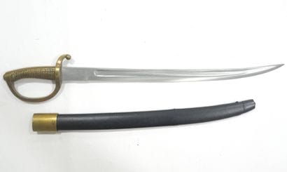 Sabre briquet modèle an XI.
Copie moderne,...