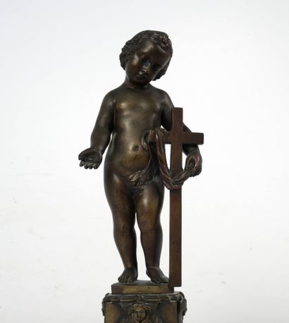 École du XIXe siècle
L'Enfant Jésus appuyé...