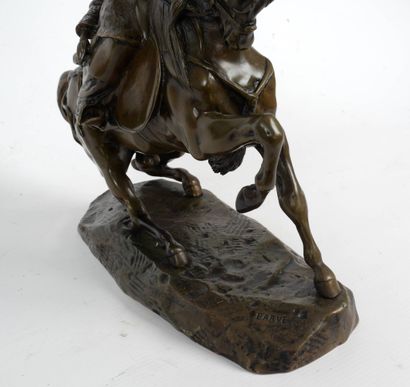 Antoine-Louis BARYE (1795-1875), d'après
Guerrier...