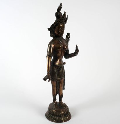 THAÏLANDE, XXe siècle 
Statue de bouddha...