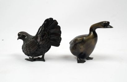 JAPON, époque Meiji (1868-1912)
Deux petits...