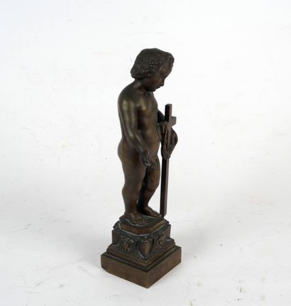 École du XIXe siècle
L'Enfant Jésus appuyé...