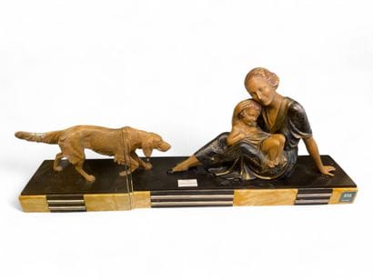 Ecole du XXe siècle
Femme à l'enfant et au...