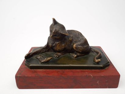 Antonin AIGON (1837–1884), d’après 
Chat...