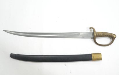 Sabre briquet modèle an XI.
Copie moderne,...