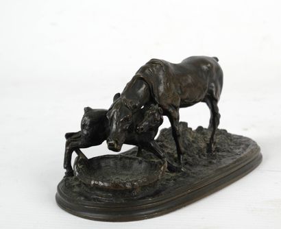 Pierre-Jules MÊNE (1810-1879)
Jument arabe...