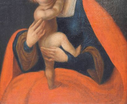 ÉCOLE PROVINCIALE DU XVIIIe SIÈCLE
La Vierge...