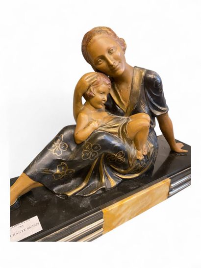 Ecole du XXe siècle
Femme à l'enfant et au...