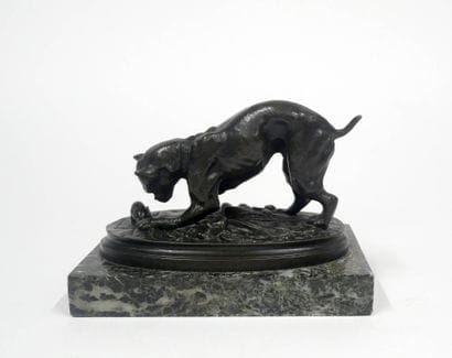 Henri Émile Adrien TRODOUX (1815-1881)
Bouledogue...