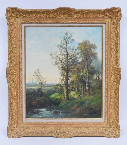 HENRY Charles, XIXe XXe siècle, 
Paysanne...