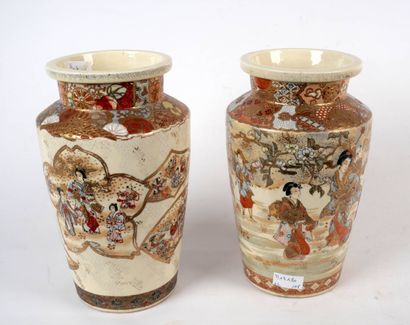 JAPON, époque Meiji (1868-1912)
Paire de...