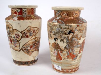 JAPON, époque Meiji (1868-1912)
Paire de...
