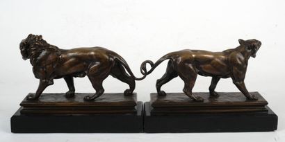 Charles VALTON (1851-1918), d’après
Lion...