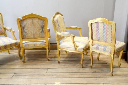 Mobilier de salon contemporain d'esprit XVIIIème...