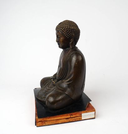JAPON, fin du XIXe - début du XXe siècle.
Statuette...