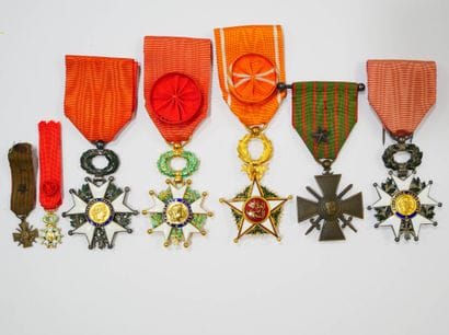 MILITARIA
Lot de 7 médailles, comprenant...