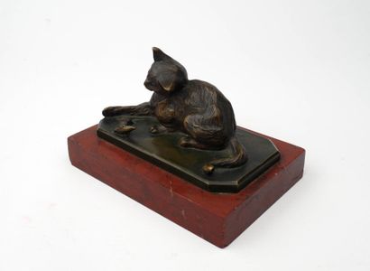 Antonin AIGON (1837–1884), d’après 
Chat...
