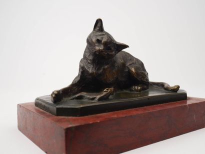 Antonin AIGON (1837–1884), d’après 
Chat...