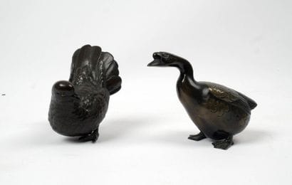 JAPON, époque Meiji (1868-1912)
Deux petits...