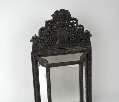Miroir à parcloses de style Louis XIV en...